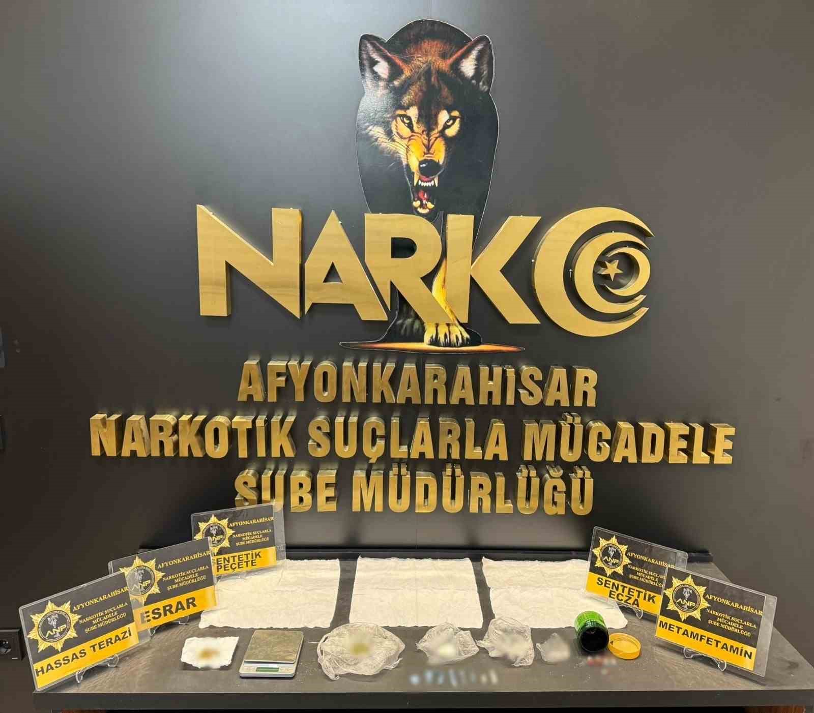 Afyonkarahisar’da uyuşturucu operasyonu