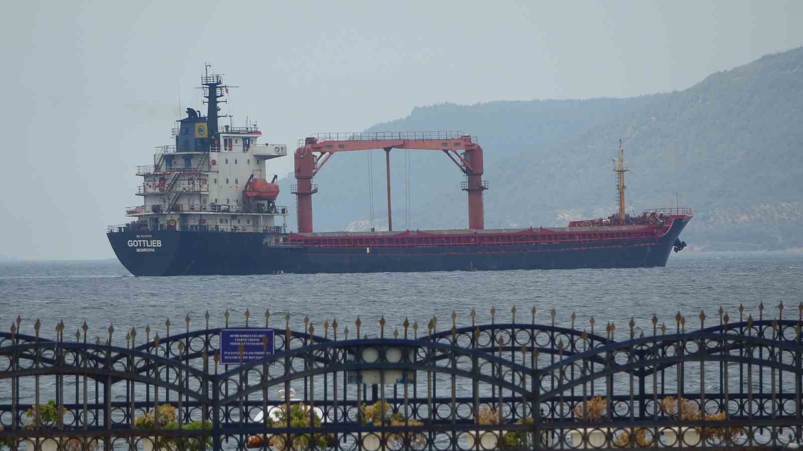 Çanakkale Boğazı’ndan geçen genel kargo gemisi X-Band radar arızası yaptı