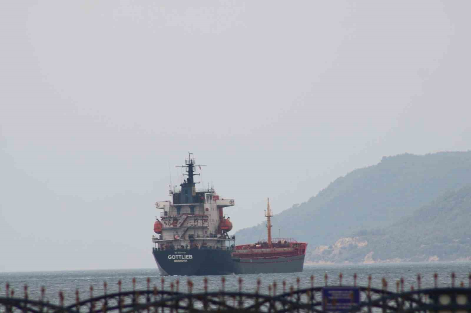 &Ccedil;anakkale Boğazı&rsquo;ndan ge&ccedil;en genel kargo gemisi X-Band radar arızası yaptı
