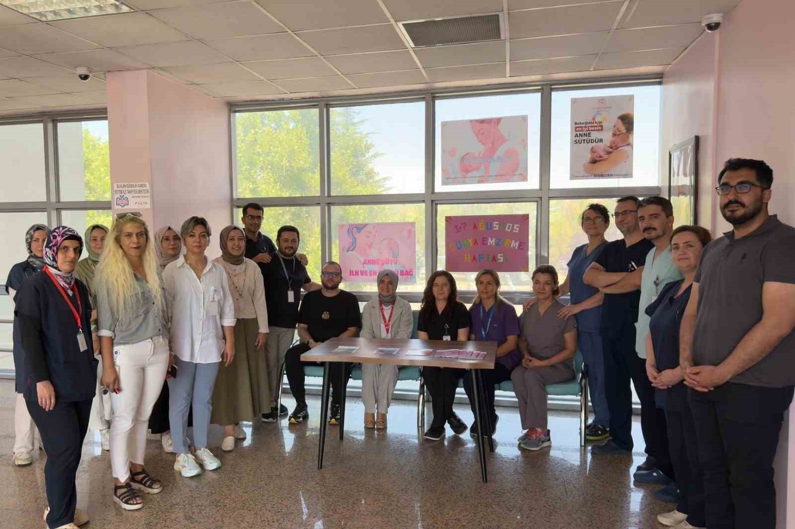 ERÜ Hastaneleri’nde, "1-7 Ağustos Dünya Emzirme Haftası" kutlandı