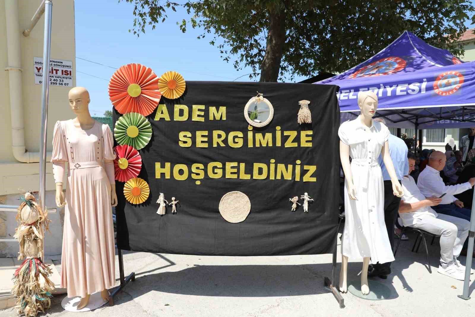 ADEM kursiyerlerinin ürünleri sergilendi