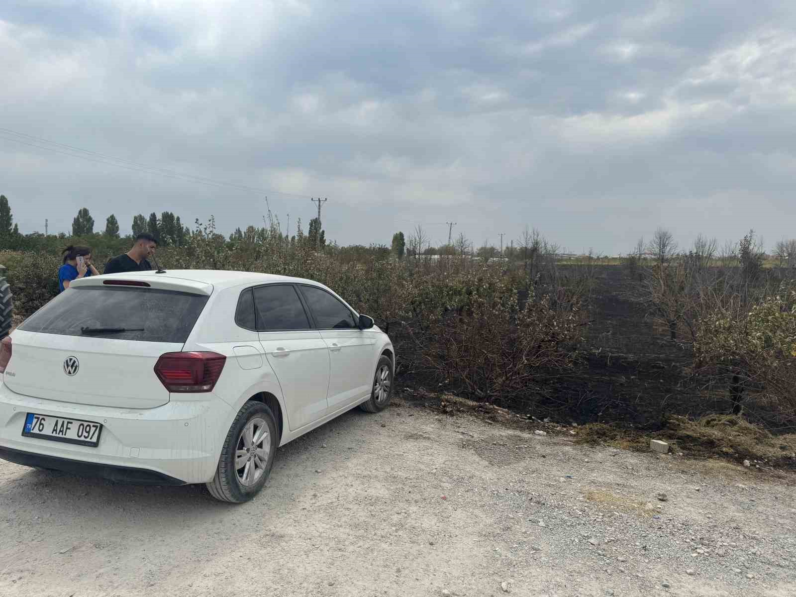 Van YYÜ kampüsünde arazi yangını