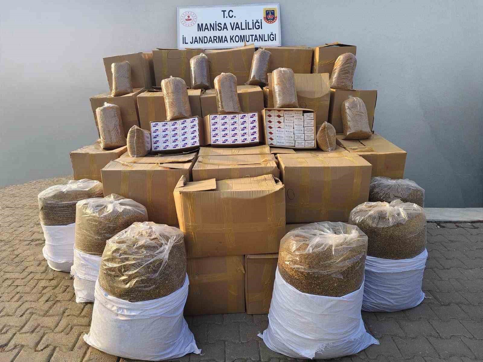 Manisa’da kaçak tütün operasyonunda 3 gözaltı