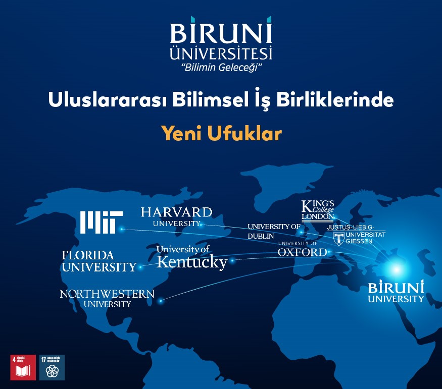 Biruni Üniversitesi’nden uluslararası bilimsel iş birlikleri