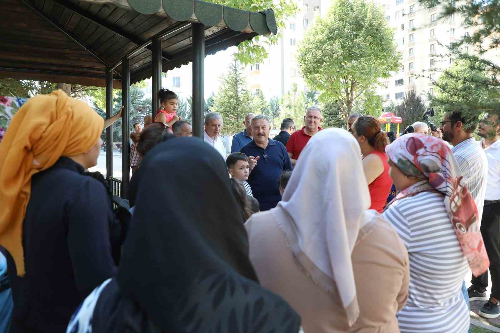 Melikgazi&rsquo;nin parkları yenileniyor
