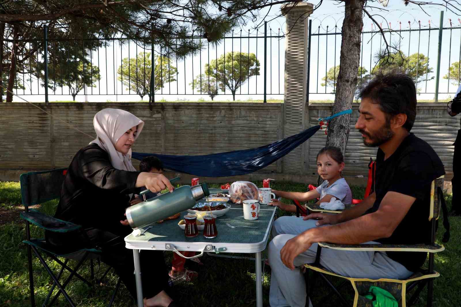 Şehrin merkezinde karavan konforu
