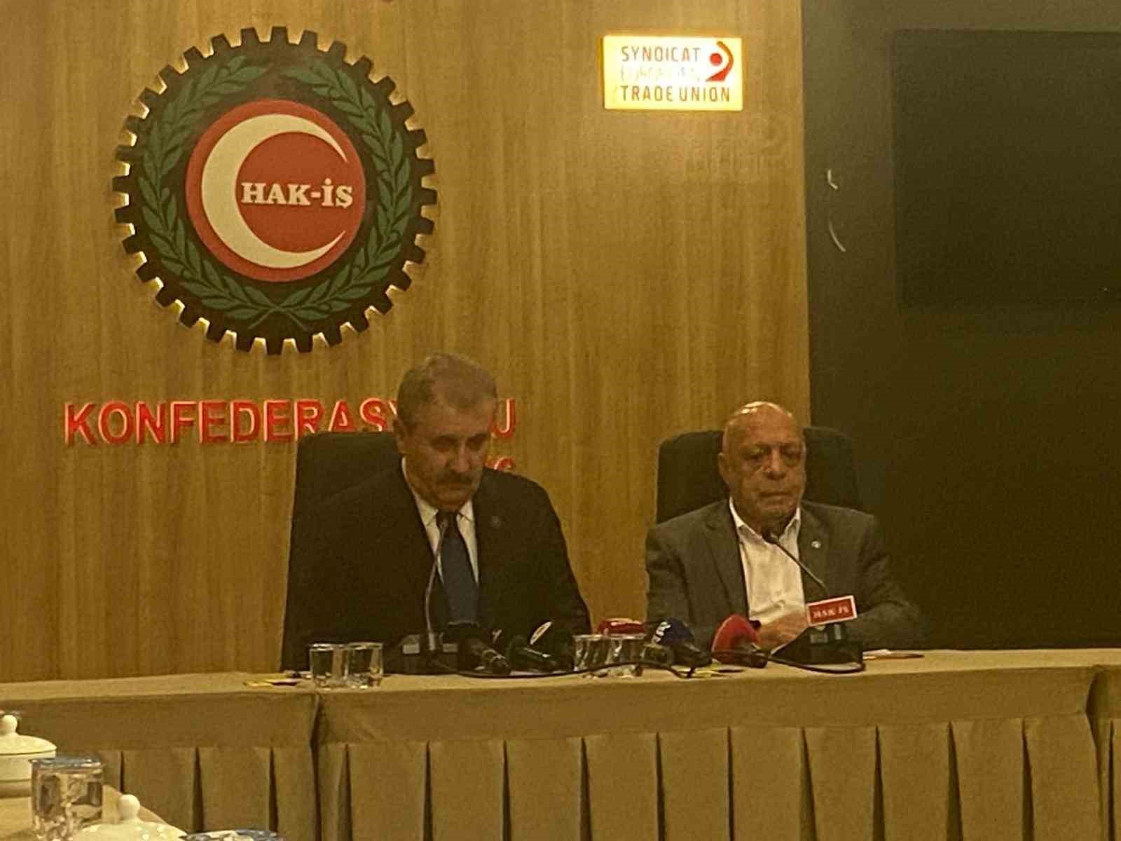 BBP Başkanı Destici’den HAK-İŞ’e ziyaret