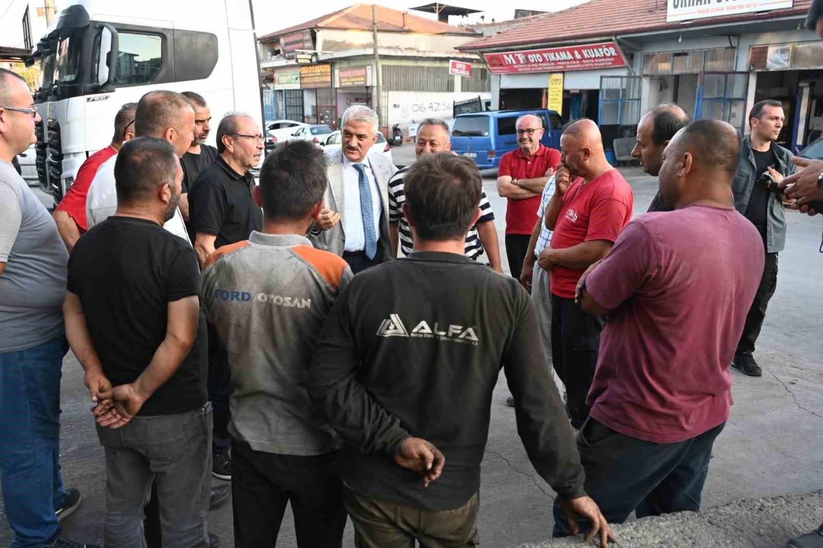 Kırıkkale Valisi Makas, sanayi esnafıyla bir araya geldi