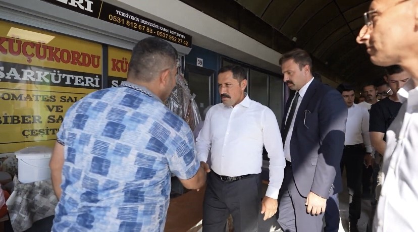 Vali Masatlı, Tarihi Uzun Çarşı’daki çalışmaları inceledi