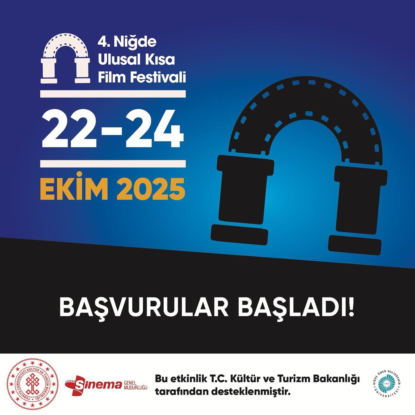 Niğde’de 4. Ulusal Kısa Film Festivali için başvurular başladı