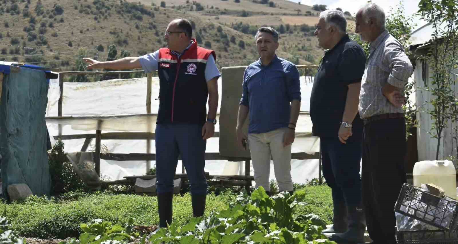 Eko-Köy’de tarımsal inceleme yapıldı