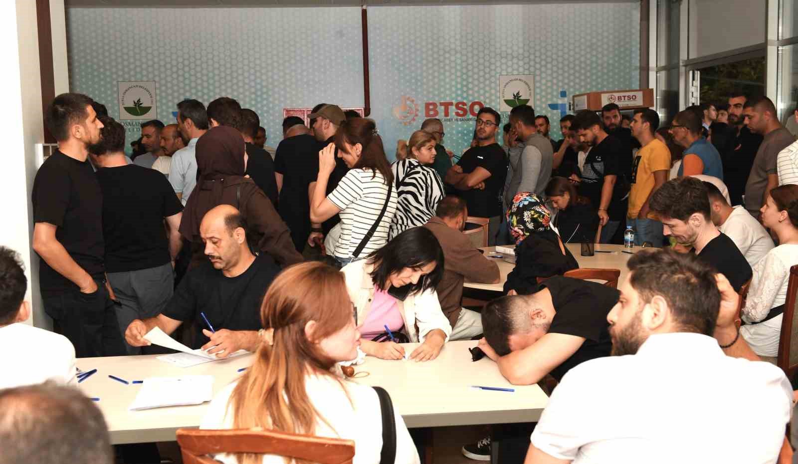 Osmangazi’de istihdam buluşması doldu taştı