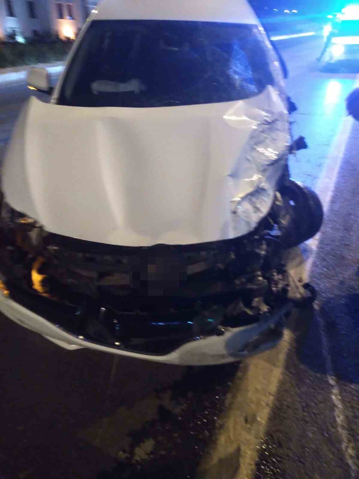 Kahramanmaraş&rsquo;ta trafik kazası ara&ccedil; kamerasında
