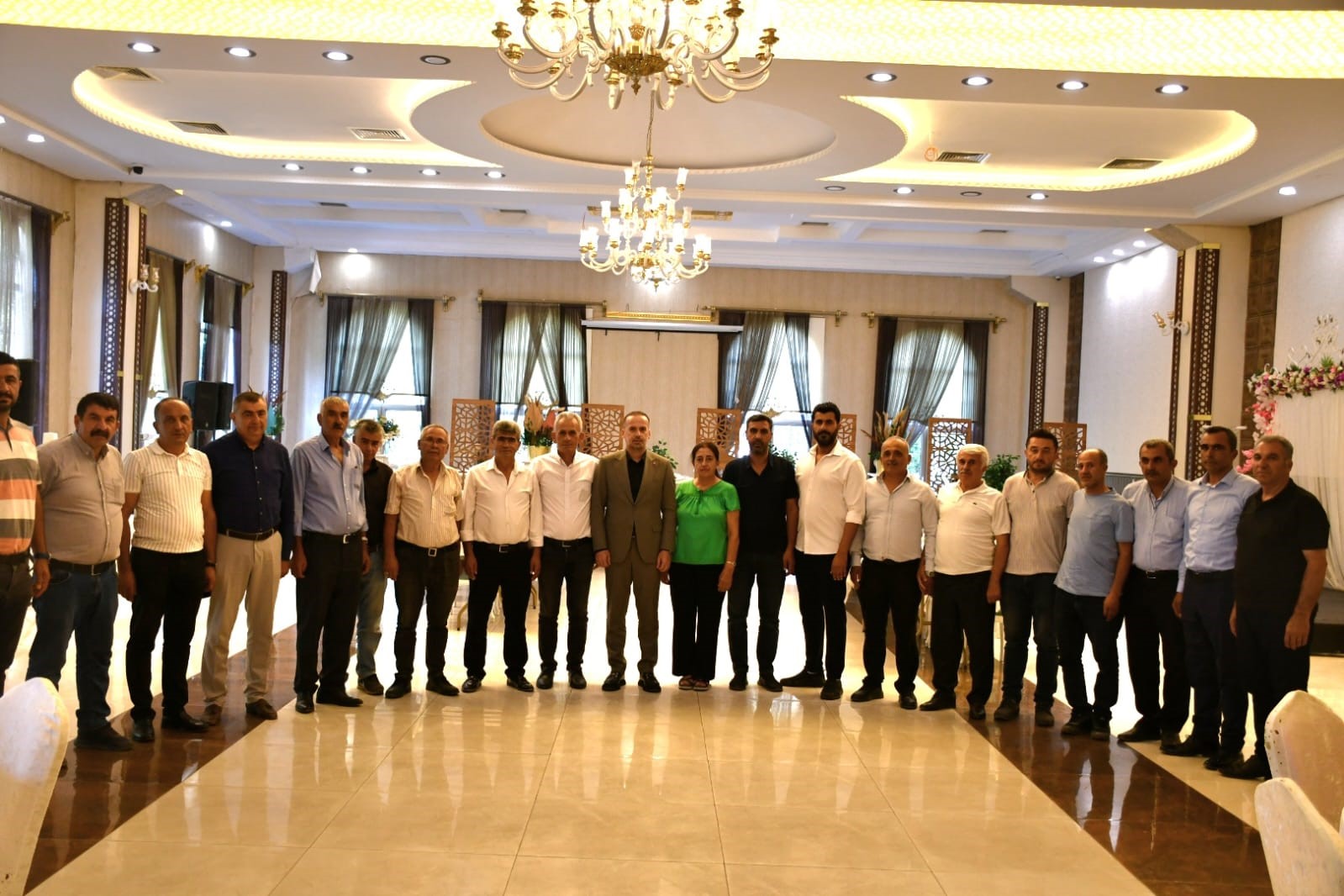 Doğanşehir Muhtarları MAGİNDER Başkanı Karademir’le bir araya geldi