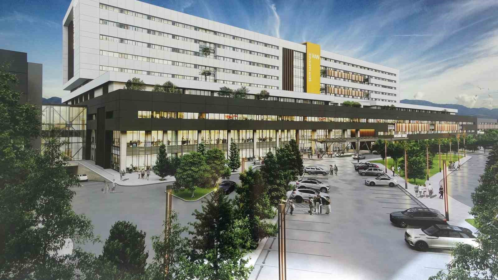 Van&rsquo;da 800 yataklı şehir hastanesinin inşaatı s&uuml;r&uuml;yor
