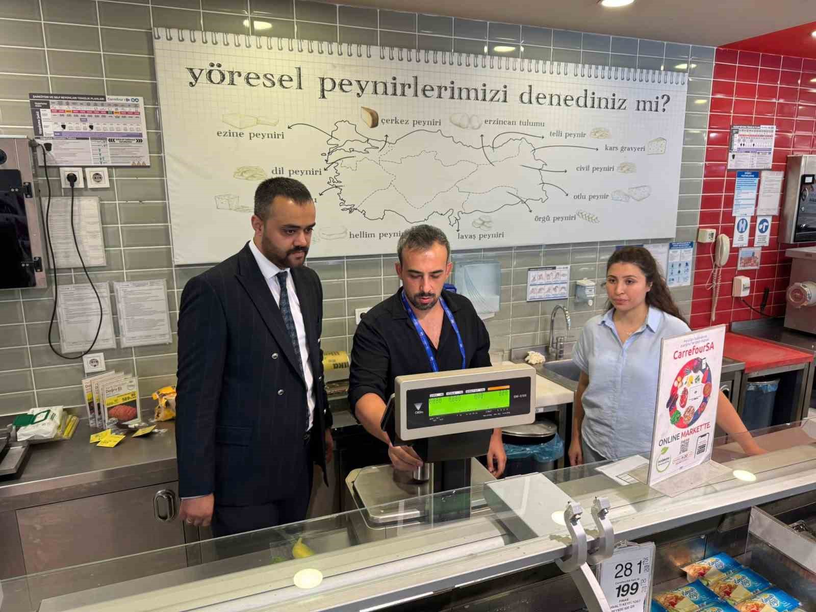 Aydın’da marketlerde tartı aletleri denetlendi