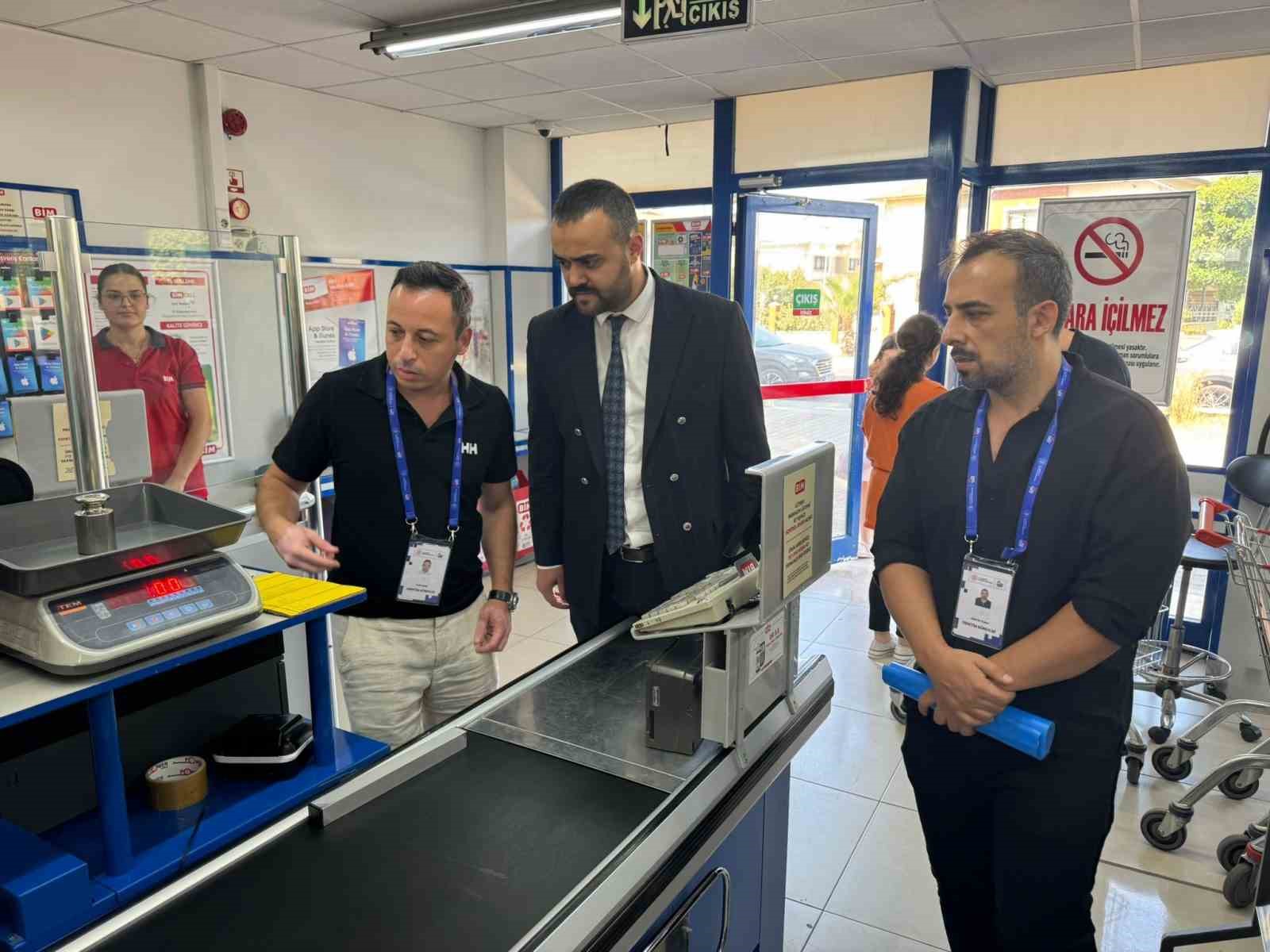Aydın&rsquo;da marketlerde tartı aletleri denetlendi
