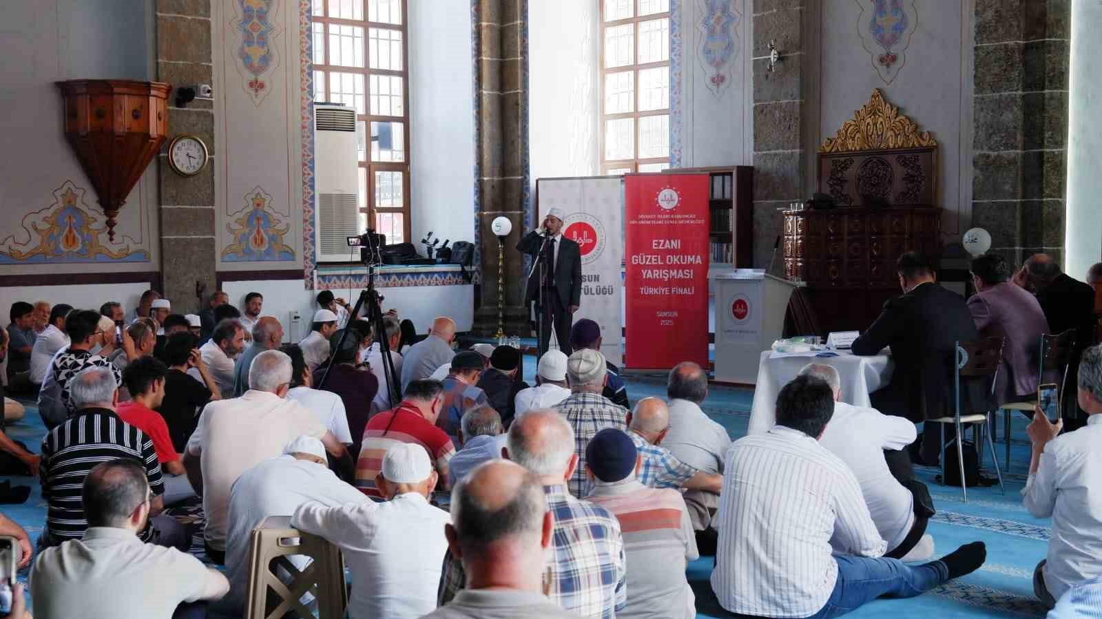 "Ezanı G&uuml;zel Okuma Yarışması" T&uuml;rkiye finali Samsun&rsquo;da ger&ccedil;ekleştirildi
