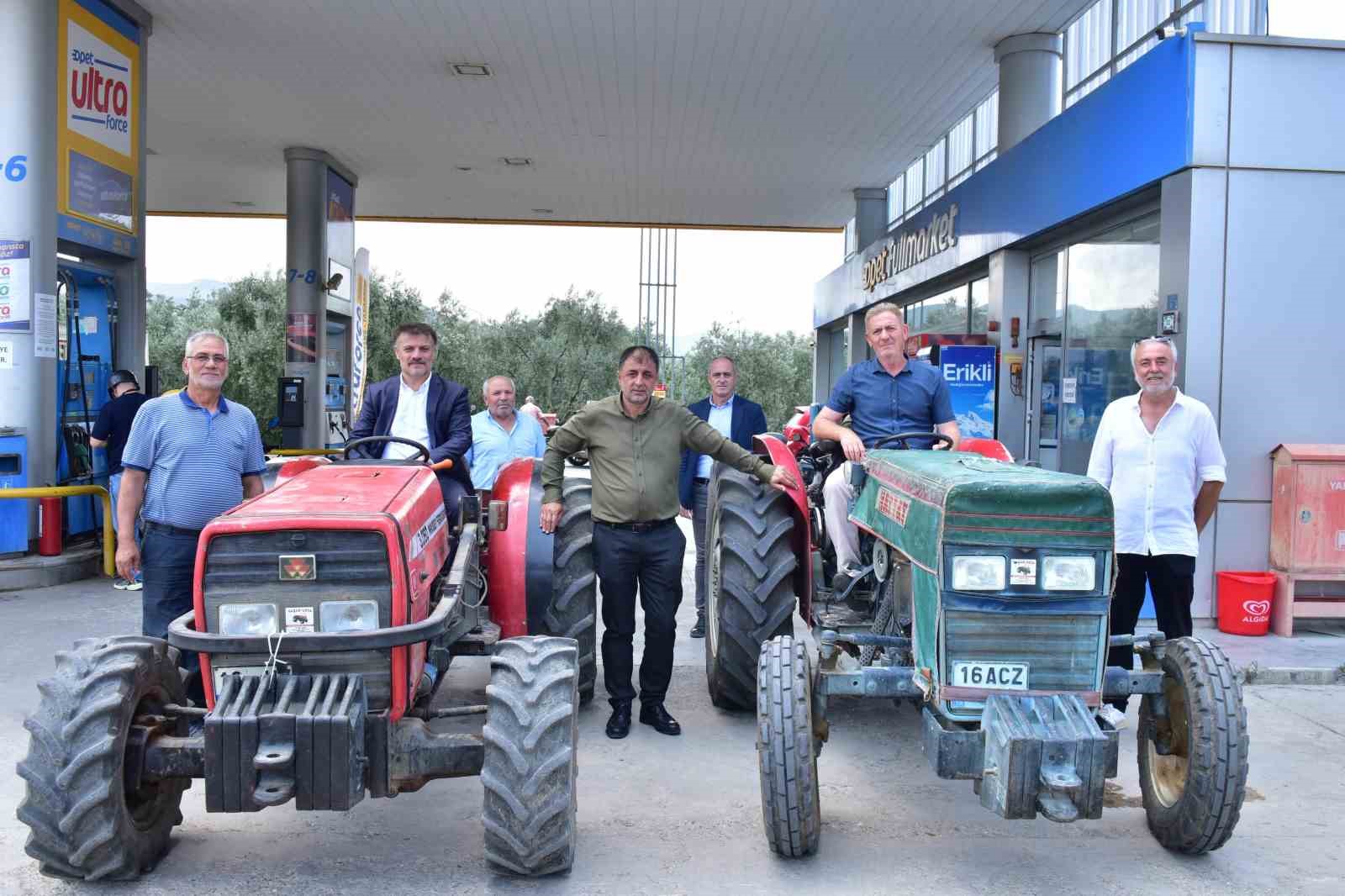 B&uuml;y&uuml;kşehir &ccedil;ift&ccedil;inin mazot desteği &ouml;demelerini yaptı
