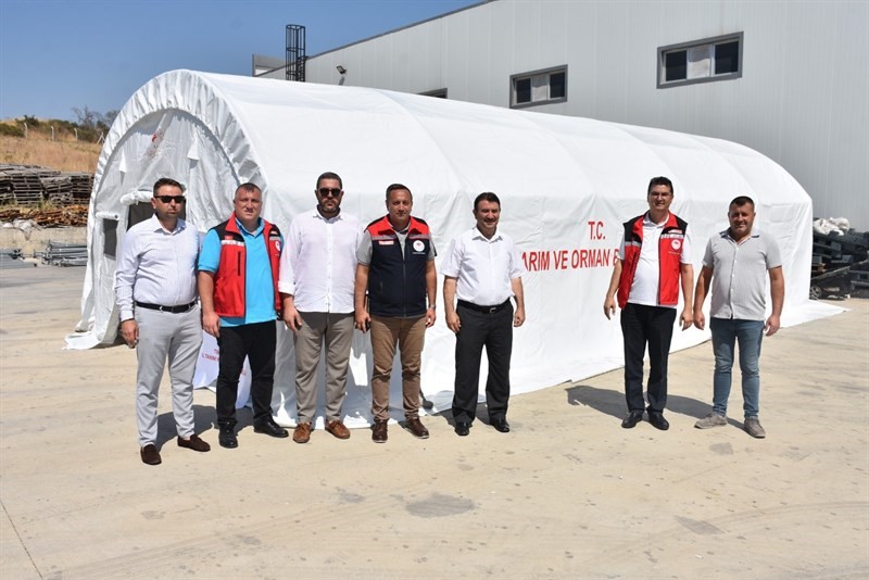 Tekirdağ&rsquo;da orman yangını mağdurlarına destek: 22 termal &ccedil;adır dağıtıldı
