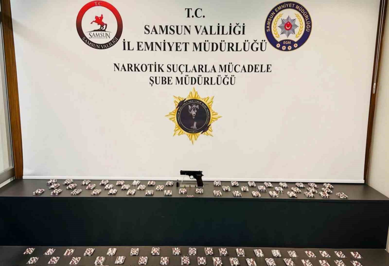 Samsun’da uyuşturucu operasyonu: 5 kişi yakalandı