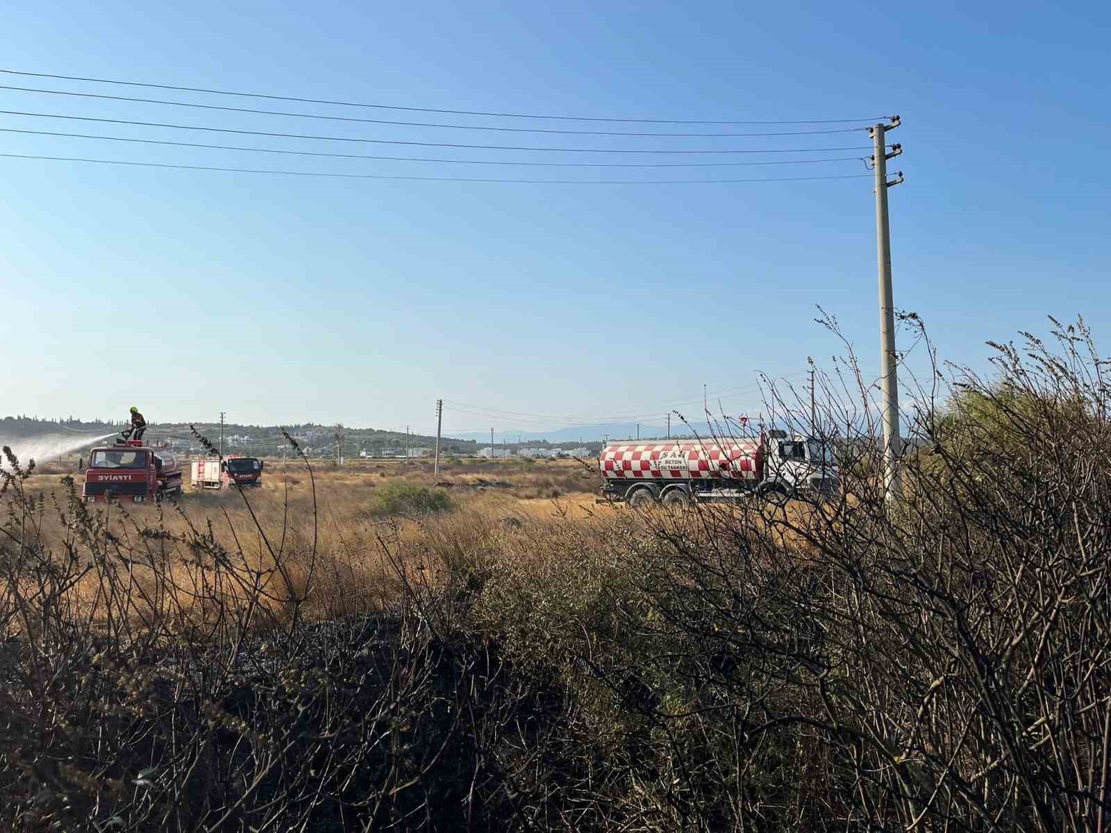 Gömeç yangını kontrol altında