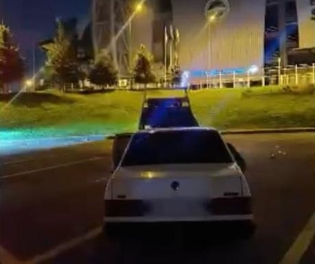 Driftin bedeli ağır oldu: 64 bin TL ceza yazıldı
