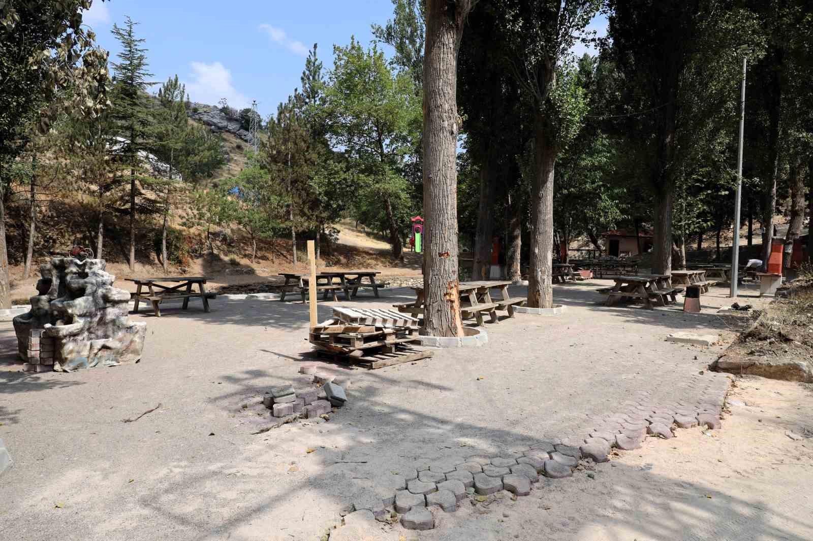 S&ouml;ğ&uuml;t&rsquo;te Yukarı Dere Mesire Alanı yenileniyor
