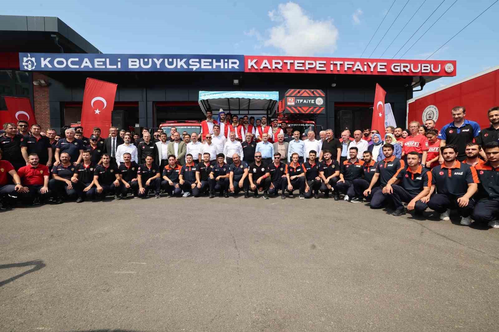 Kartepe’ye yeni itfaiye binası kazandırıldı