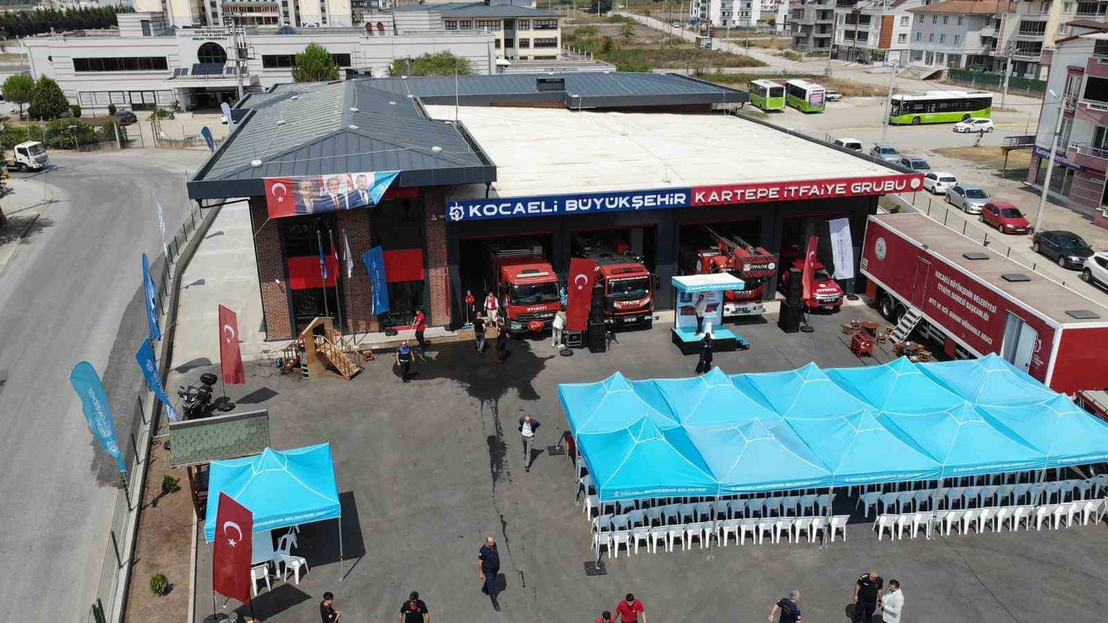 Kartepe’ye yeni itfaiye binası kazandırıldı