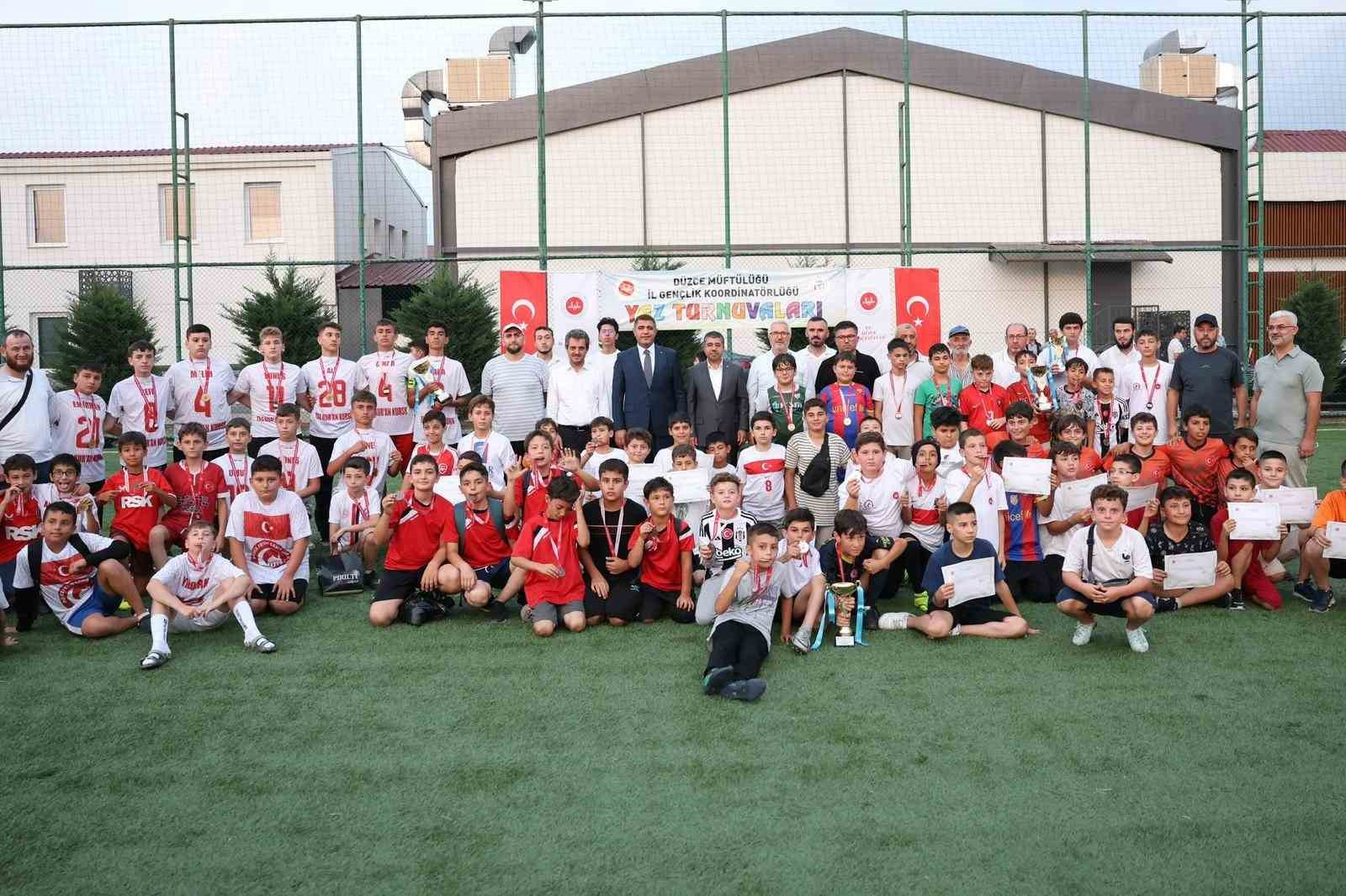 Yaz Kur’an Kursları futbol turnuvası sona erdi