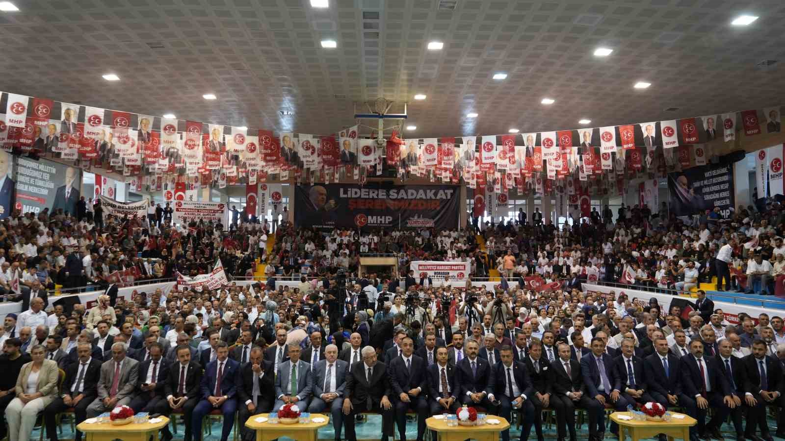 MHP ‘Terörsüz Türkiye İçin Milli Birlik ve Dayanışma Buluşmaları’nın ilkini Erzurum’dan başlattı