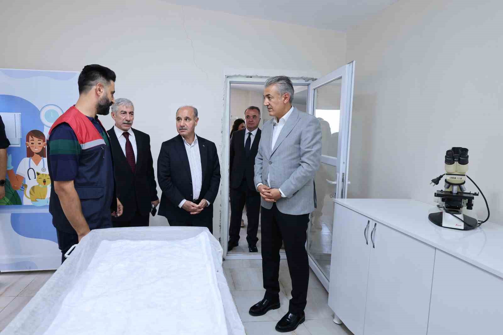 Bakan Yardımcısı Mehmet Aktaş Mardin&rsquo;de sahipsiz hayvanlar i&ccedil;in yapılan &ccedil;alışmaları inceledi
