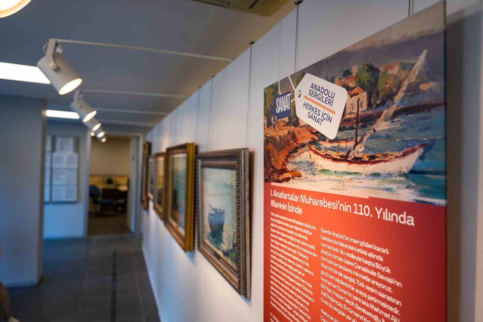 İş Sanat Anadolu Sergileri Gelibolu yapıldı