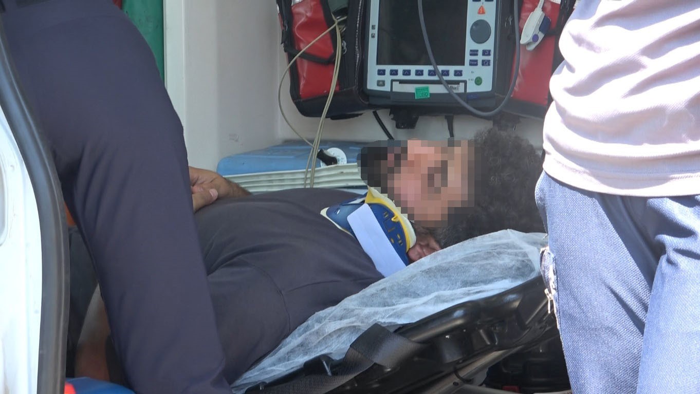 Polis memurlarının yaralandığı feci kazanın g&ouml;r&uuml;nt&uuml;leri ortaya &ccedil;ıktı
