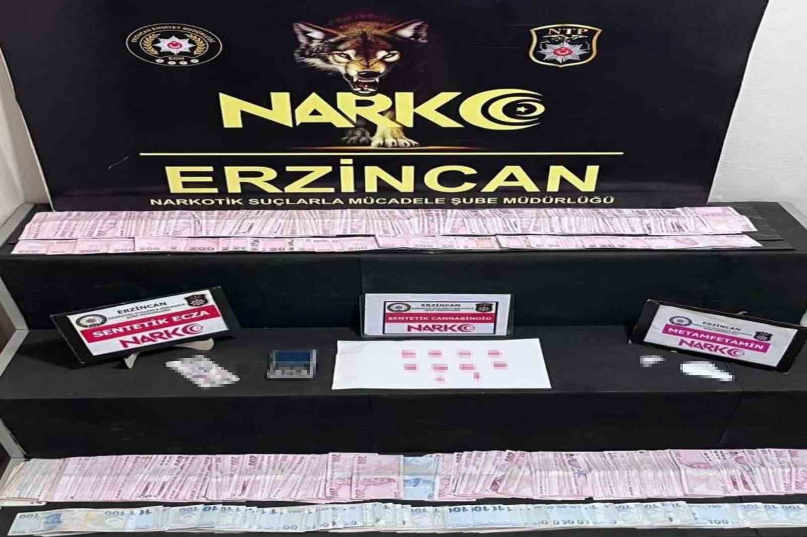 Erzincan’da uyuşturucu ticaretinden 2 kişi tutuklandı