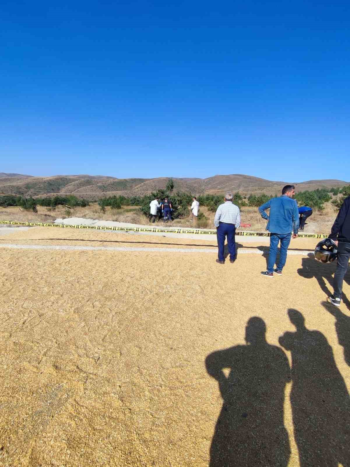 Buğday y&uuml;kl&uuml; trakt&ouml;r devrildi, 2 kişi &ouml;ld&uuml;
