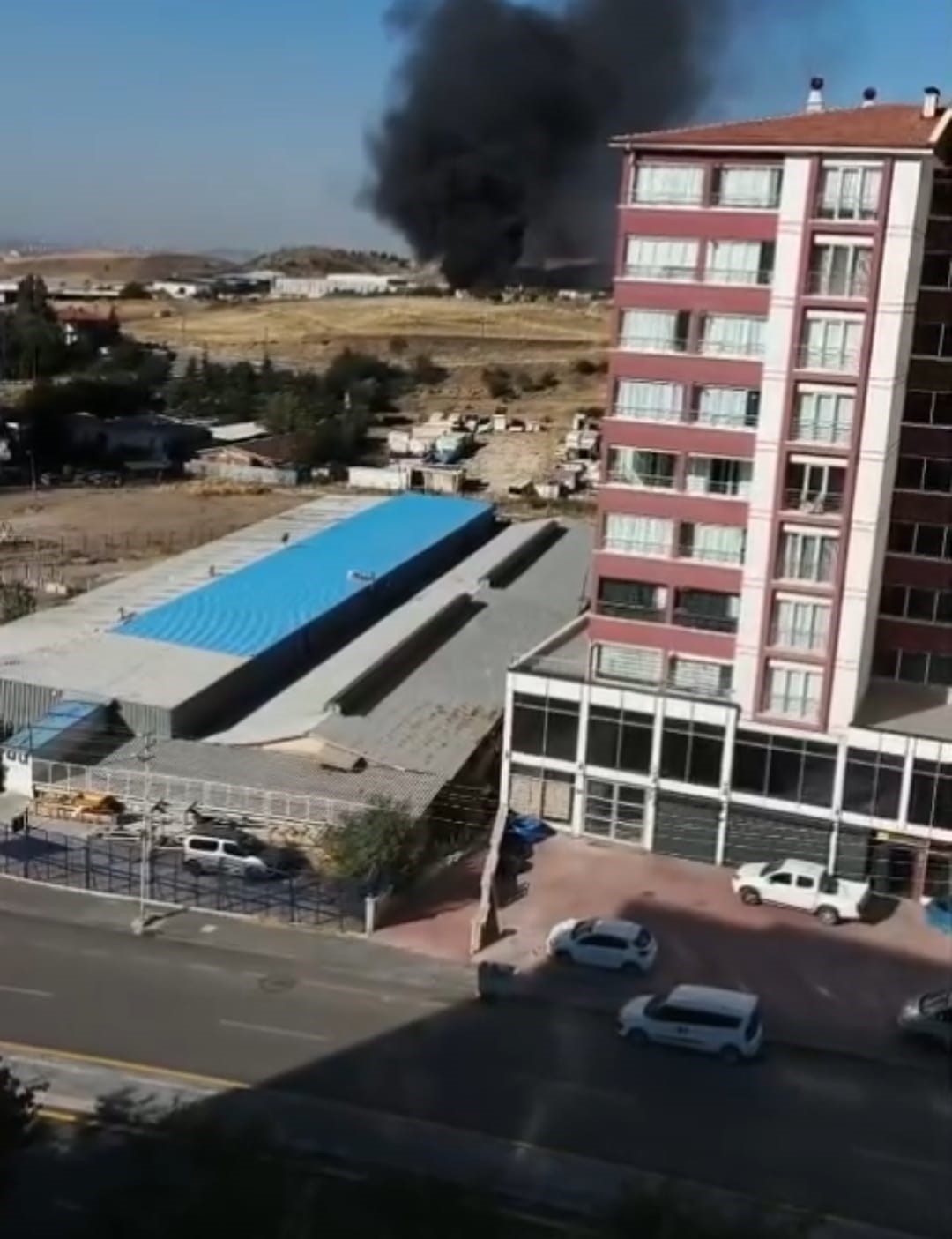 Ankara’da Hurdacılar Sitesi’nde yangın çıktı