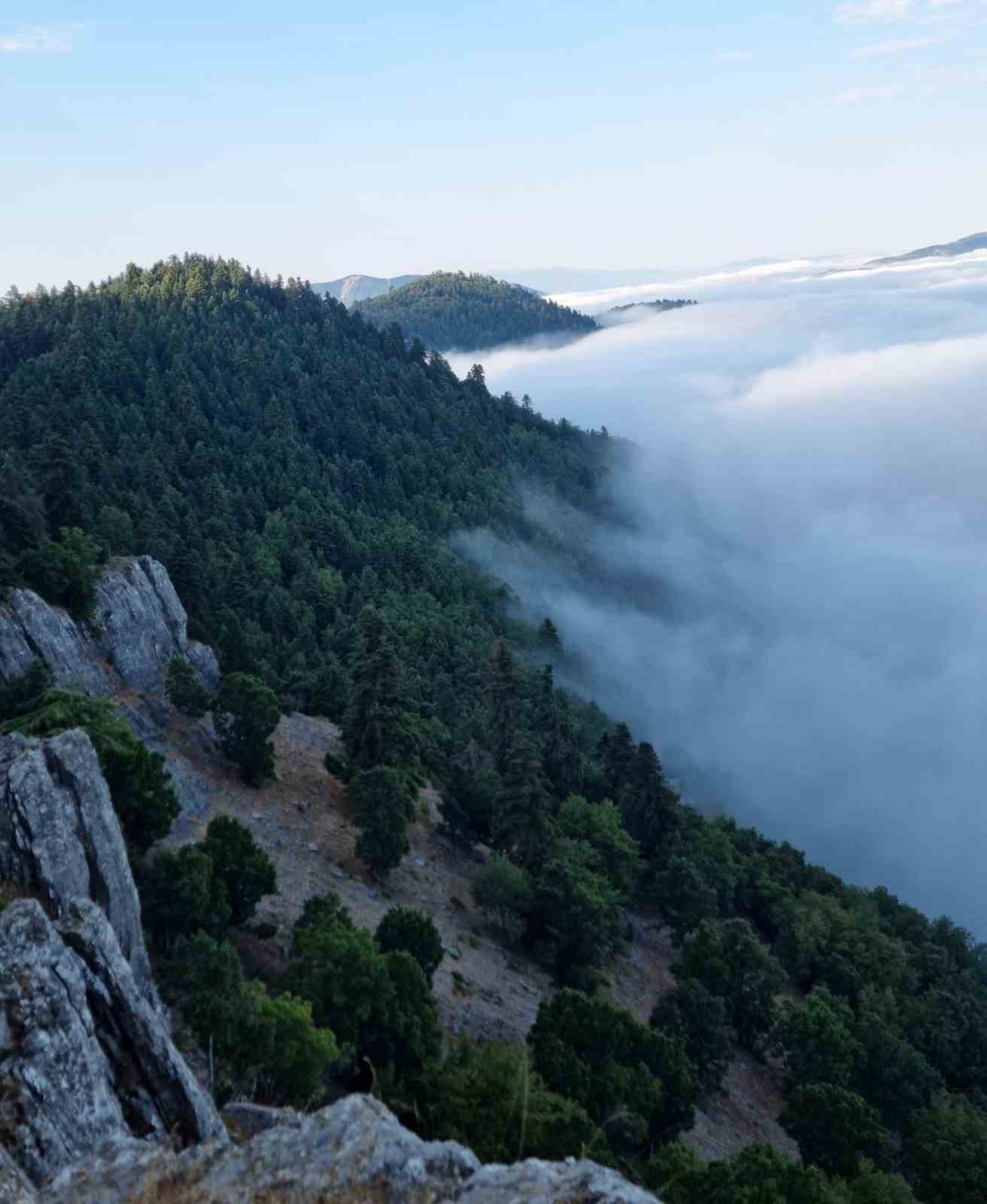 Kocadaz Tepesi&rsquo;nde kartpostallık g&ouml;r&uuml;nt&uuml;ler oluştu
