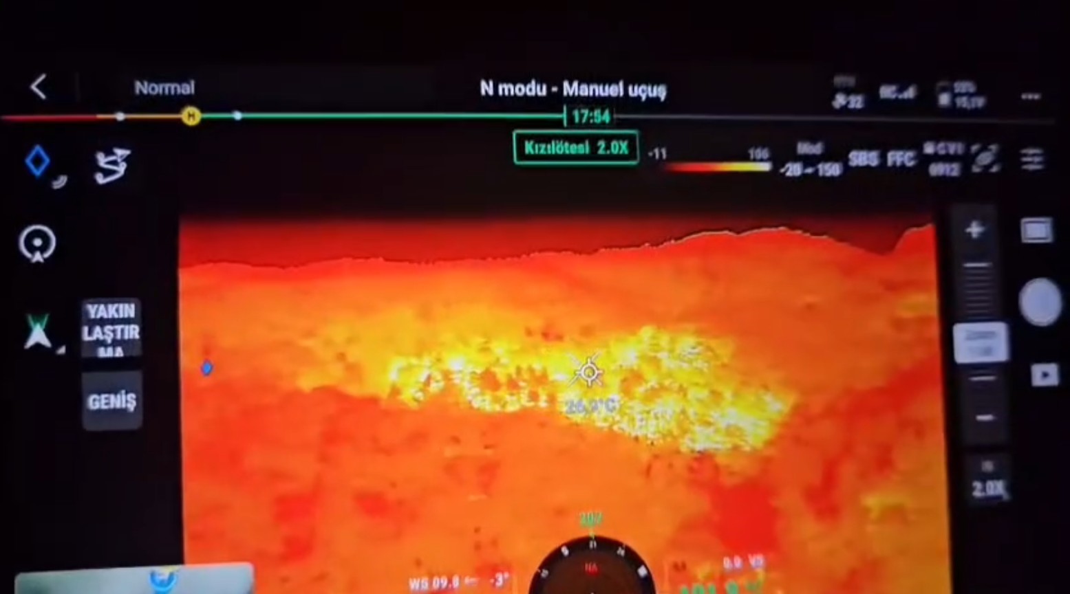 Isparta’da çıkan orman yangını büyümeden söndürüldü