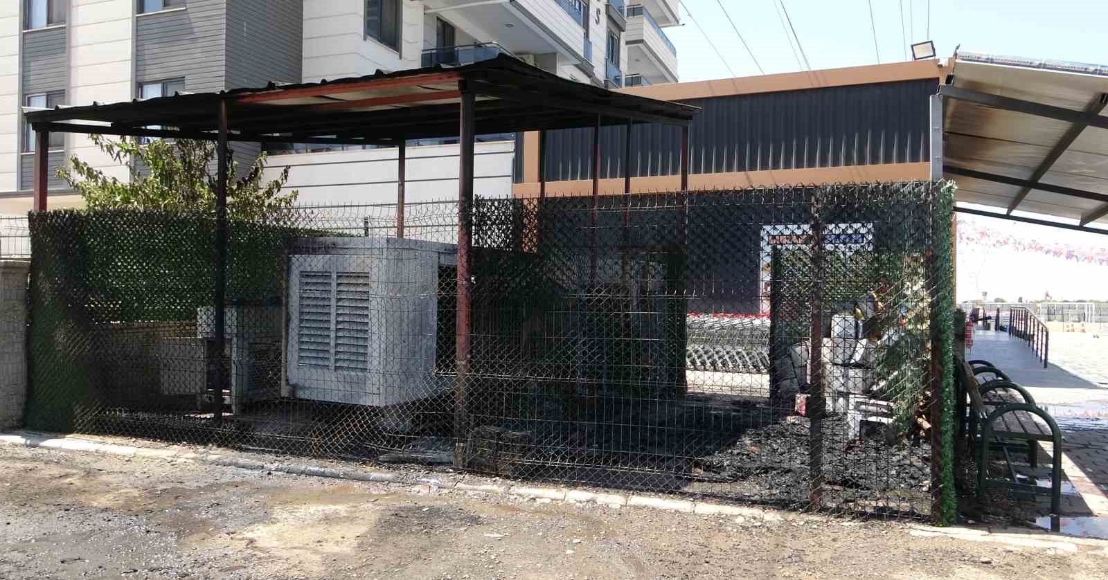 Batman&rsquo;da jenerat&ouml;r yangını
