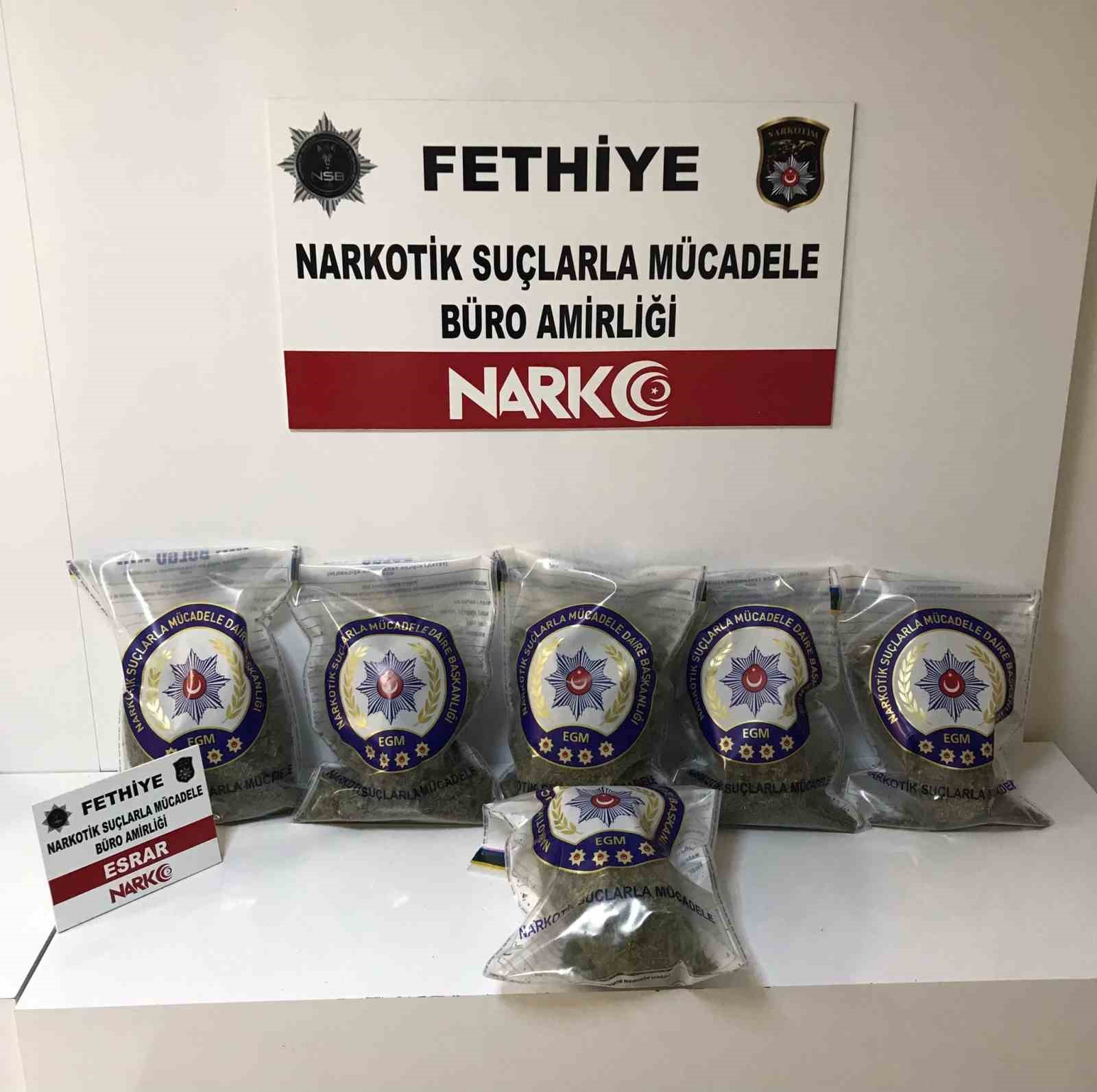 Fethiye’de uyuşturucu operasyonu: 3 tutuklama