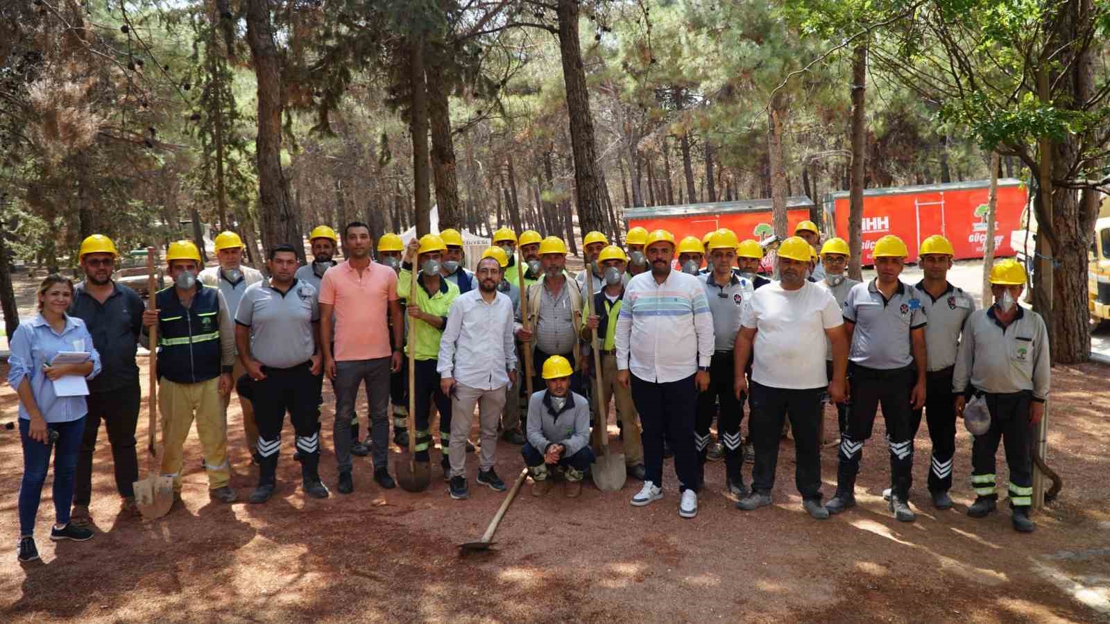 Dülük Tabiat Parkı’nda orman yangını tatbikatı