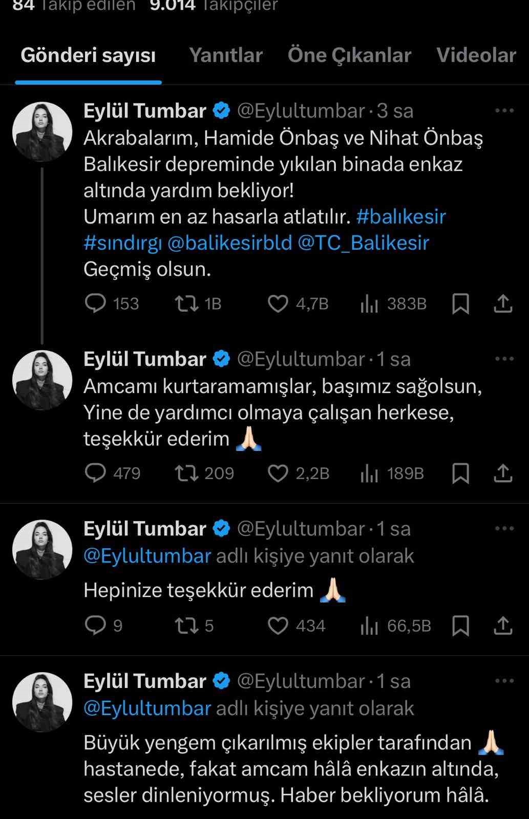 Balıkesir’deki depremde 1 kişi hayatını kaybetti