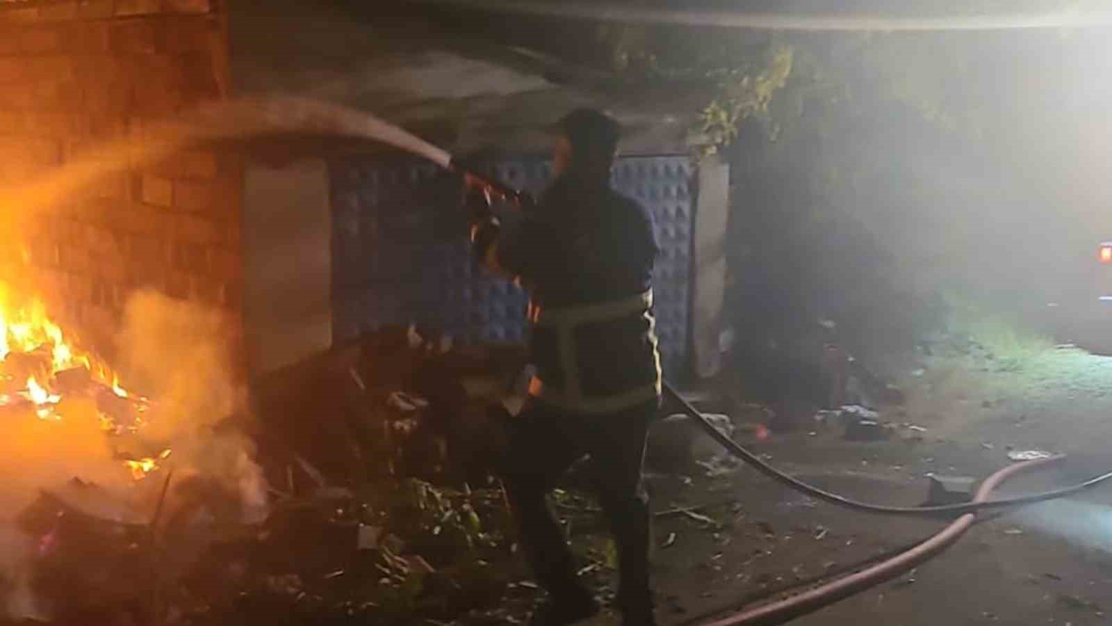 Kırıkkale’de ağaçlık alanda yangın