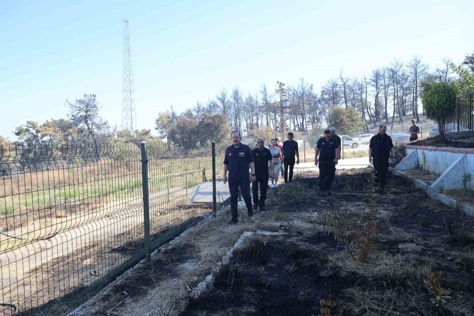 AFAD Başkanı Pehlivan, Çanakkale’de incelemelerde bulundu