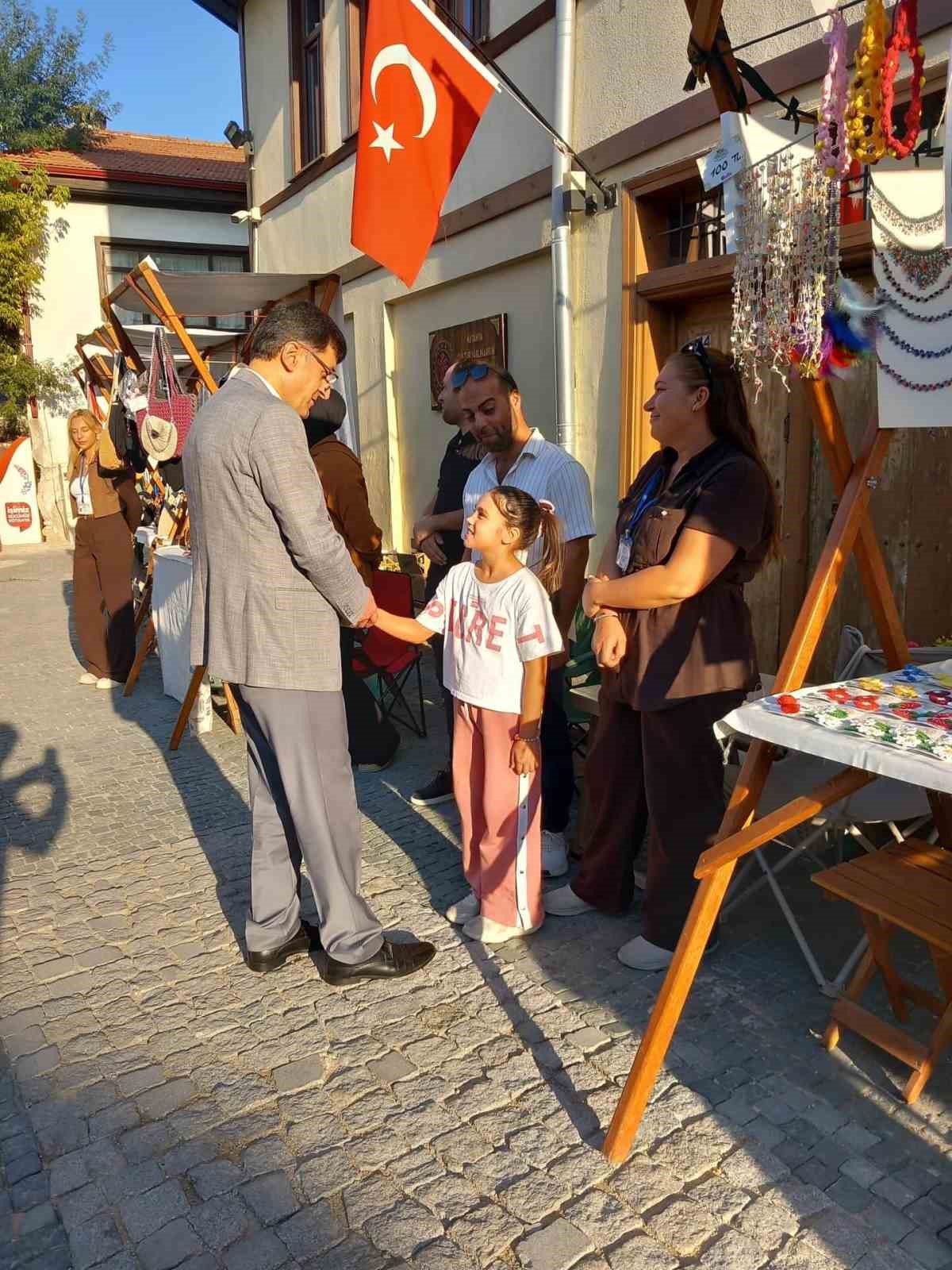 Başkan Eyüp Kahveci Germiyan Sokak’ta üreticilerle buluştu