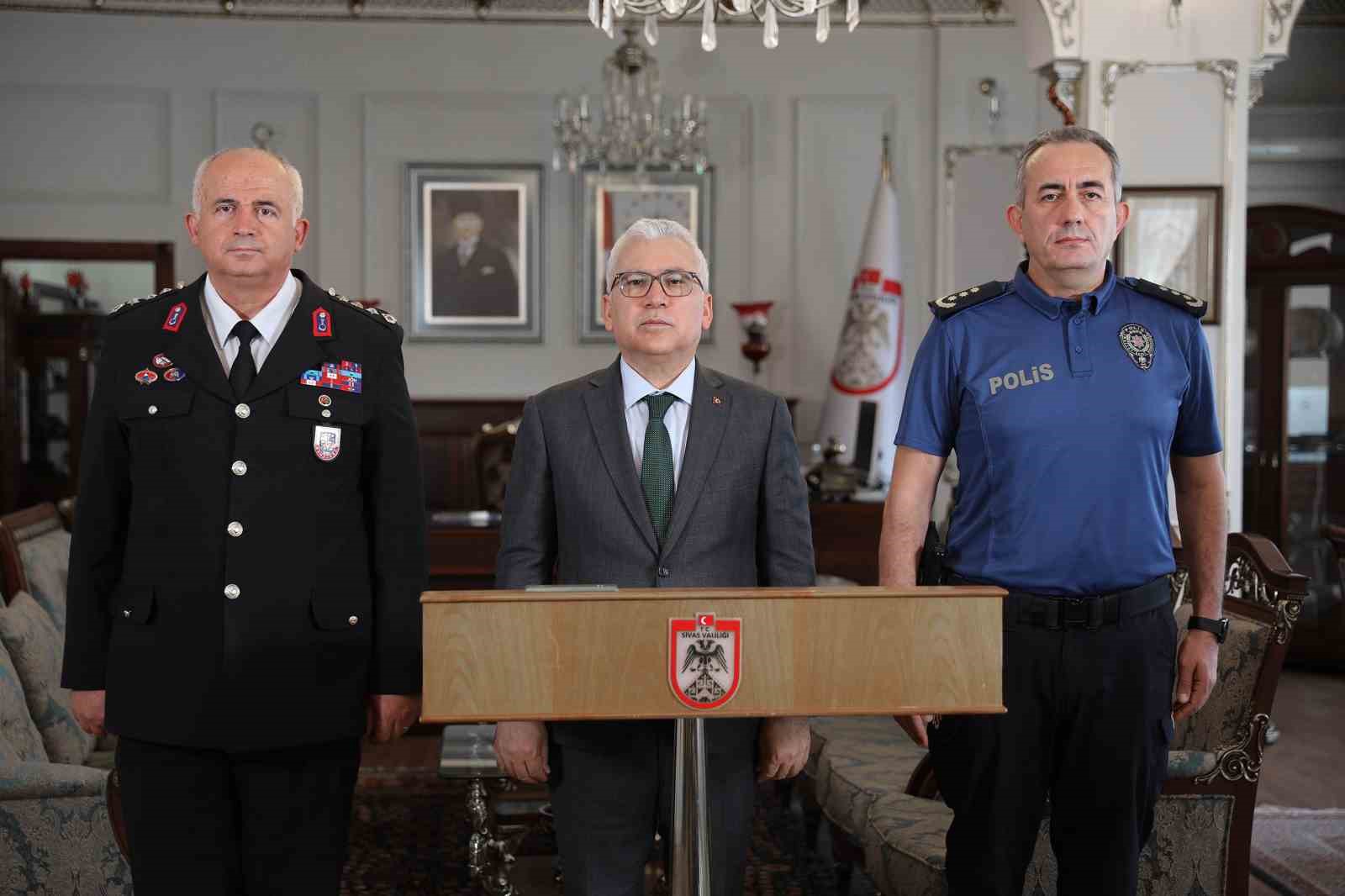 Sivas&rsquo;ta asayiş olayları &ouml;nceki yılın aynı d&ouml;nemine g&ouml;re y&uuml;zde 16 azaldı
