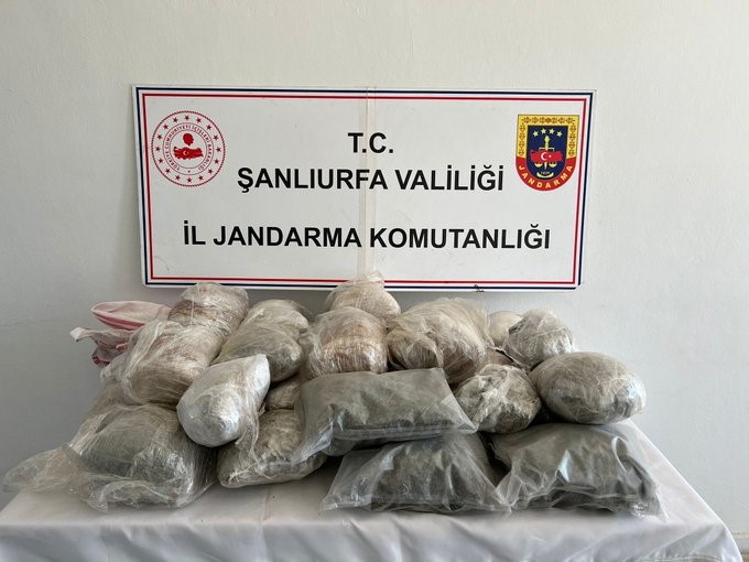 Şanlıurfa’da 26 kilo esrar ele geçirildi