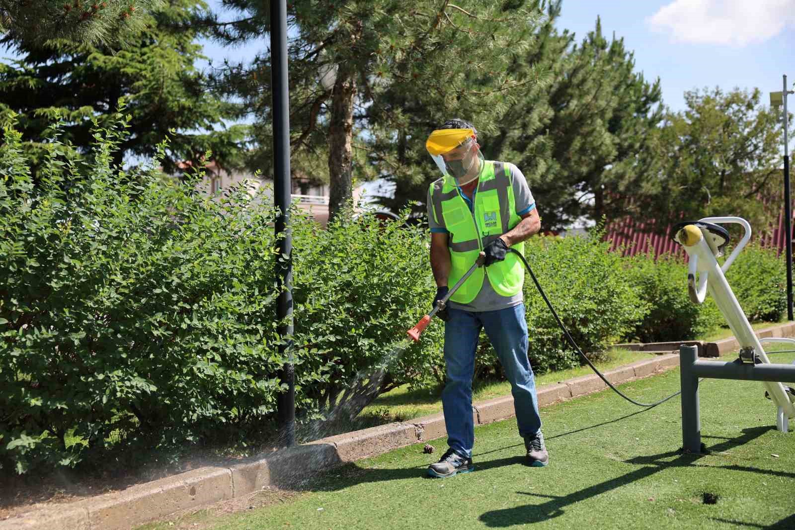 Hacılar’da haşereye karşı etkin mücadele